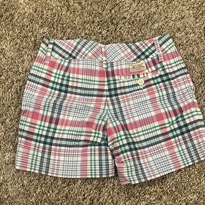 Ralph Lauren Girls Madras Shorts - Size 8
